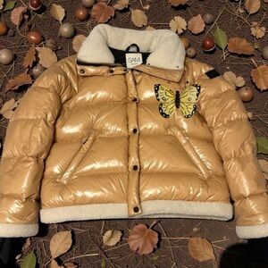 SAM. GIGI  Camel Puffer Jacket NWT